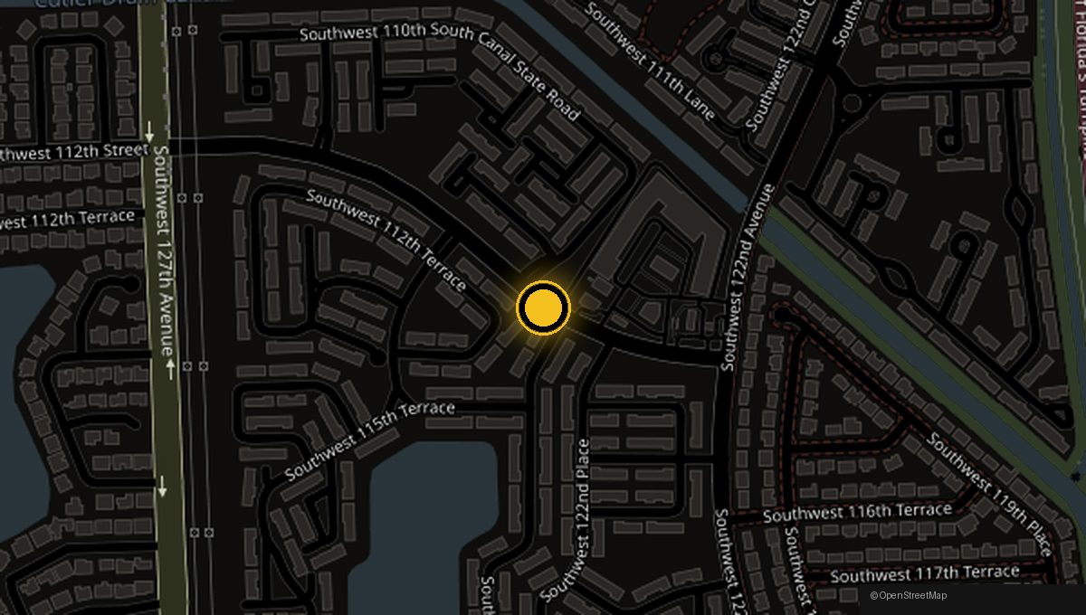 Map: Miami Roller Rink
