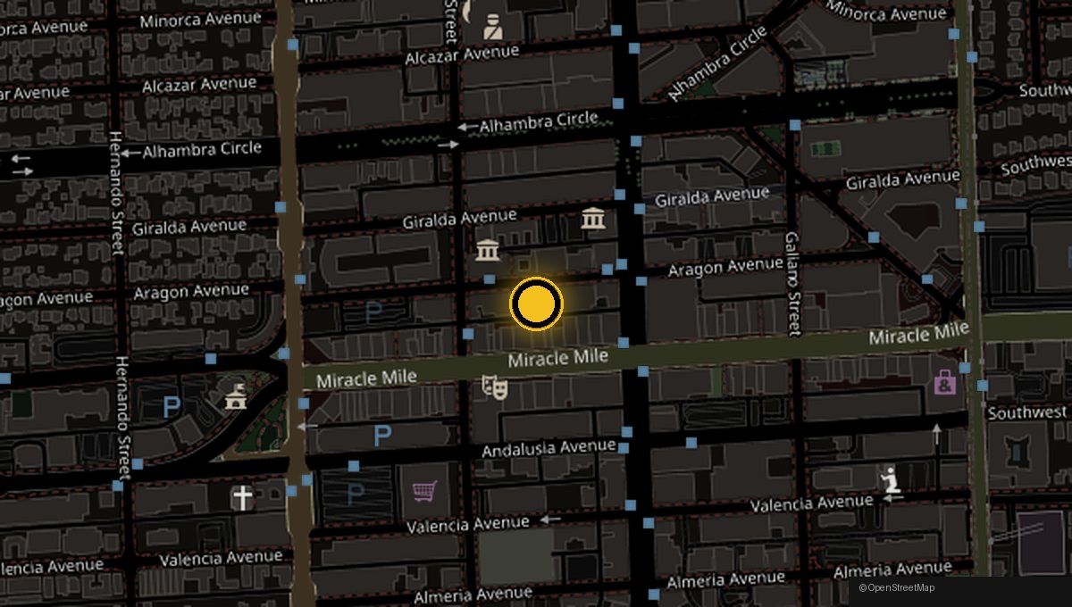 Map: Coral Gables Art Cinema