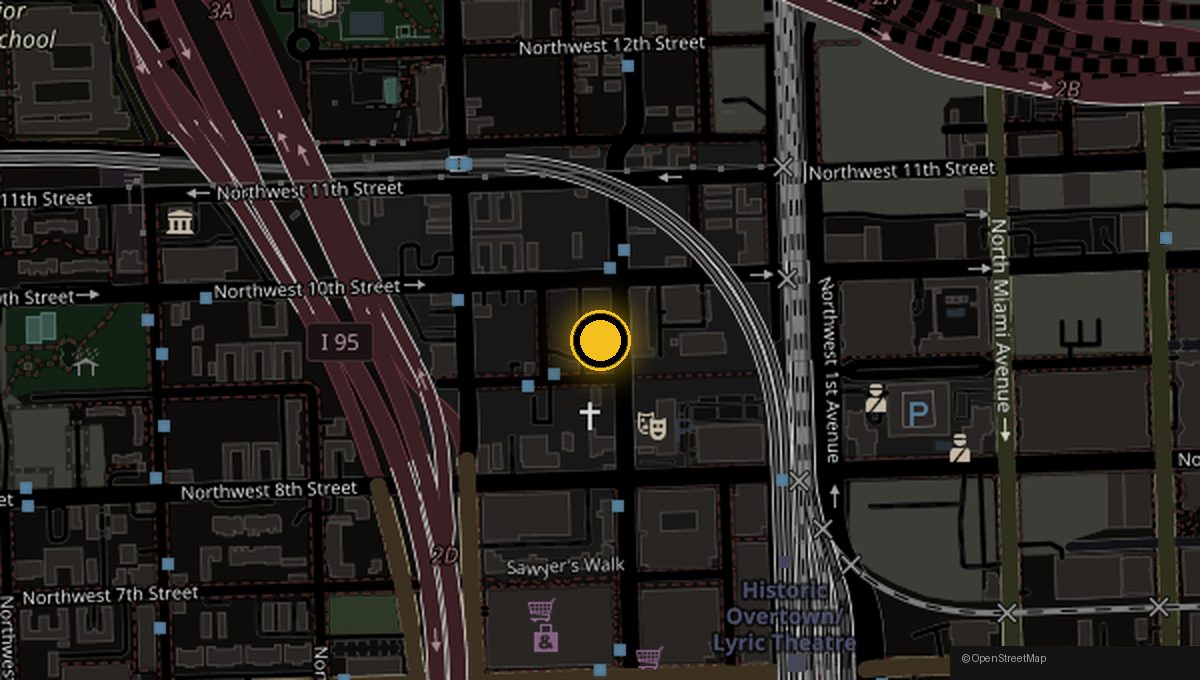 Map: Red Rooster Overtown