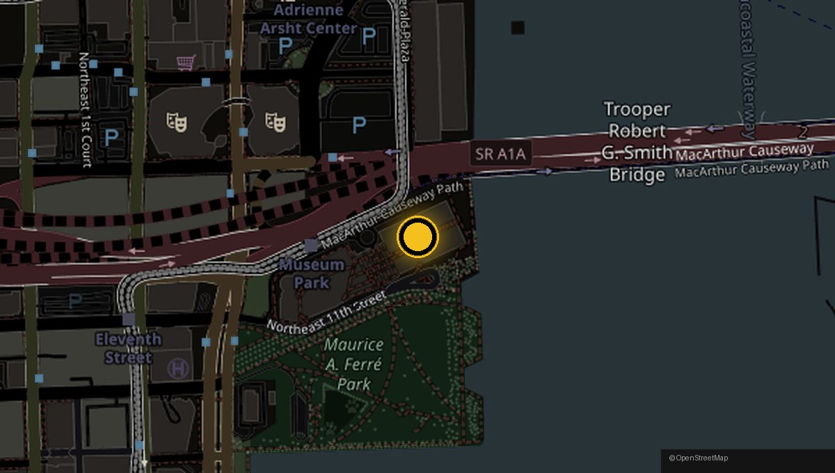 Map: Perez Art Museum