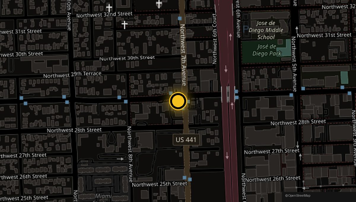 Map: Las Rosas